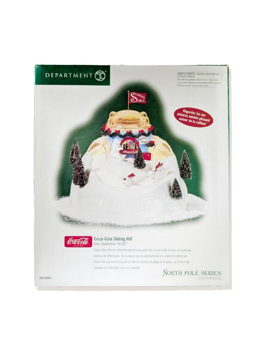 *NWT* Coca-Cola Sliding Hill Village Figures by Department 56